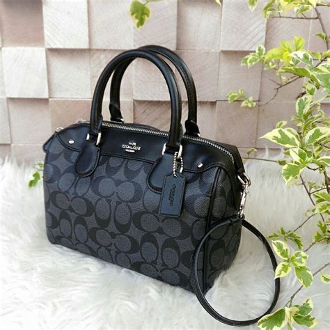 coach mini bennett satchel fake vs original|coach mini bennett satchel black.